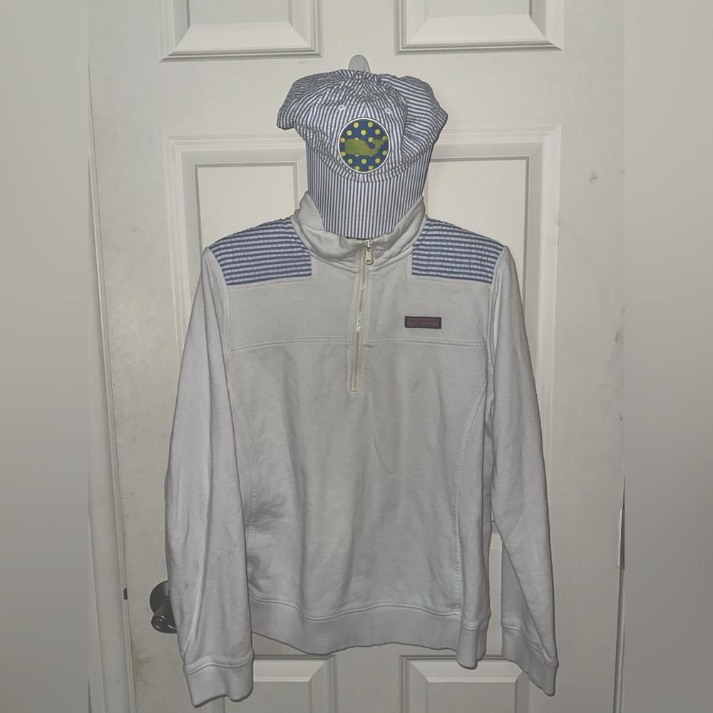 Vineyard Vines Quarter-Zip & Hat set
